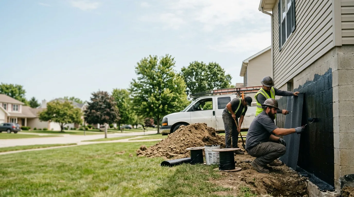 Basement Waterproofing in Whitestown, IN near me